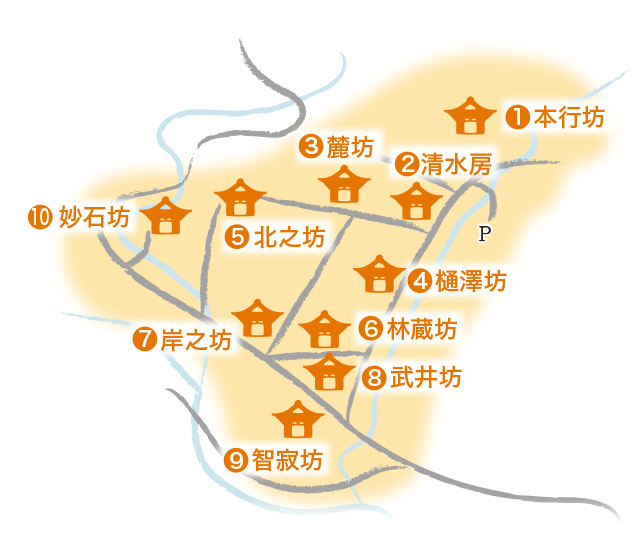 西谷エリアマップ
